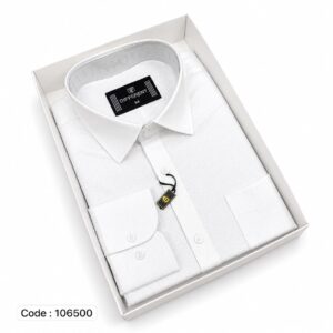 solid white print shirt