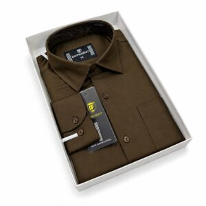 COffee  Color Solid Shirt